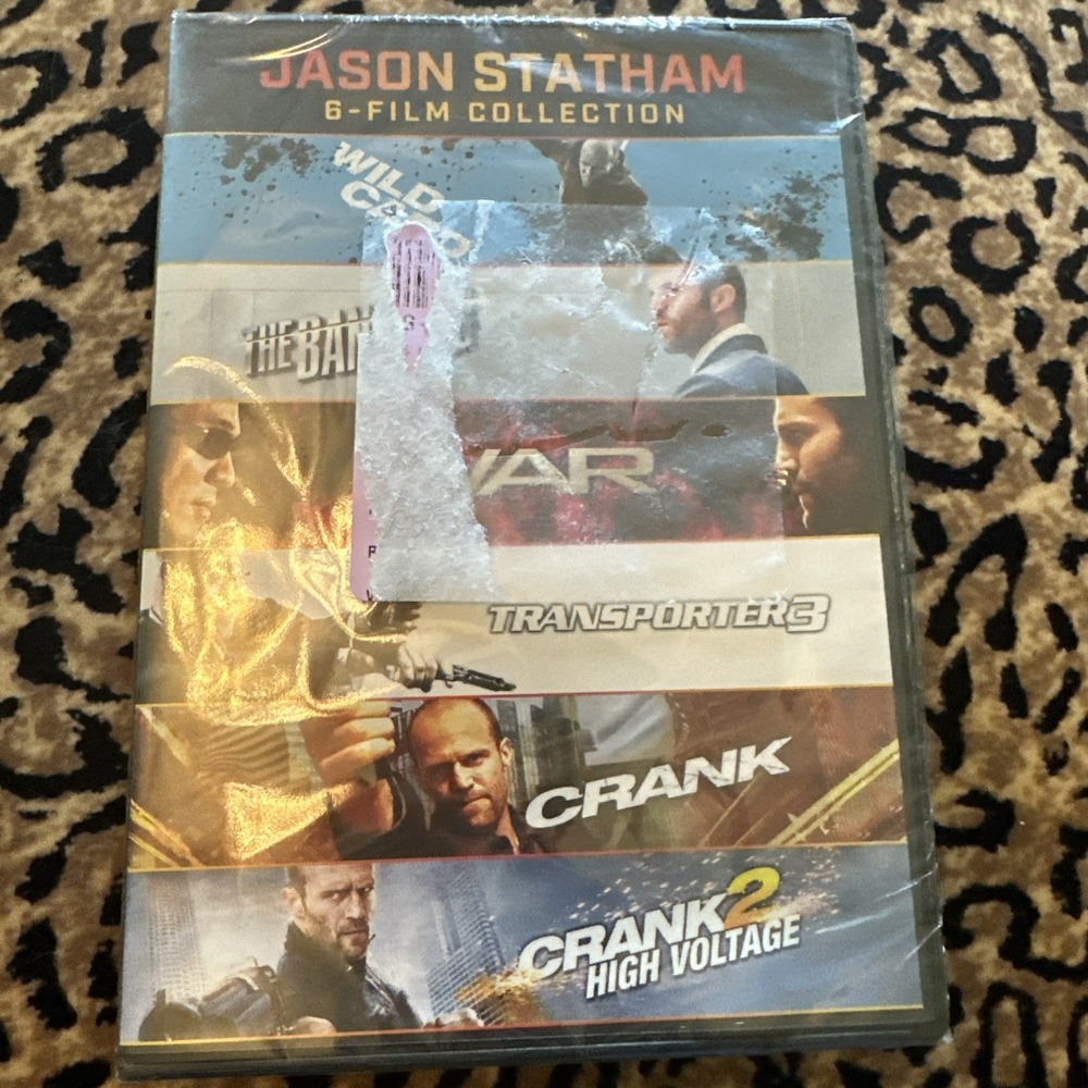 Jason Statham 6-Film Collection DVD Wild Card Bank Job Transporter 3 Crank War